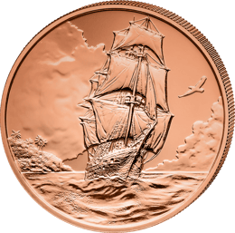 1/4 Unze Kupfer Ascension Island 2025