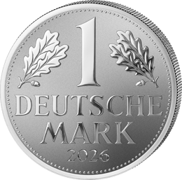 2 Unze Silber Deutsche Mark 2026 (Auflage: 250 | Reverse Proof)