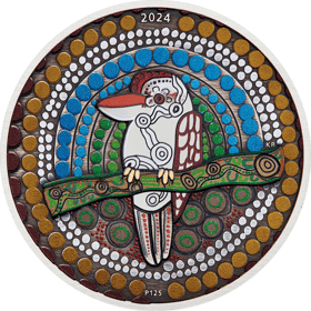 Kookaburra, Antik-Finish, Abbildung