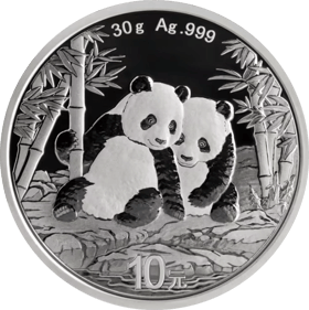 China Panda, Silber, Abbildung