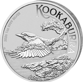 Kookaburra, Silber, Abbildung