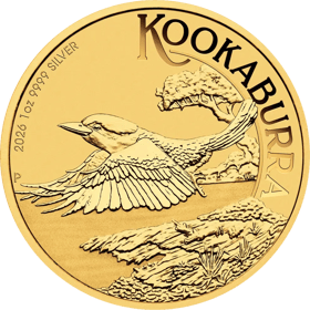Kookaburra, Vergoldet, Abbildung
