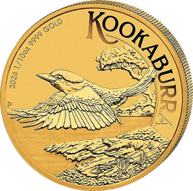 Kookaburra, Gold, Abbildung