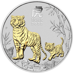 3 x 1 Unze Silber Set Lunar III Tiger 2022 (Auflage: 1.500 | Polierte Platte)