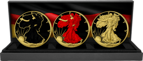 American Eagle Deutschland Silber Set 2025 (Auflage: 100 | teilvergoldet)