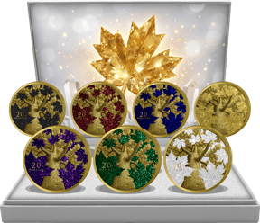 Welt der Kristalle Silber Set 2026 (Auflage: 50 | Diamant | iced out | teilvergoldet)