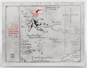 3/4 Unze + 5 Gramm Silber Münznote Der Hobbit - Thorin's Map 2026 (Auflage: 1.000 | Polierte Platte + Antik Finish)