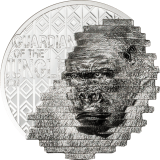 Gorilla 2025, Silber, Bildseite: Gorilla