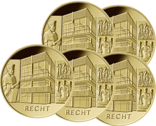 Complete Set Law 2021 with five coins