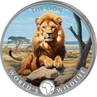 Lion 2025, reverse: coloured lion