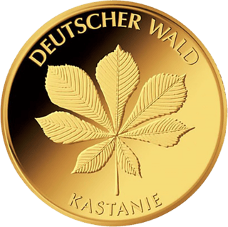 20‑Euro‑Goldmünze Kastanie 2014, Bildseite