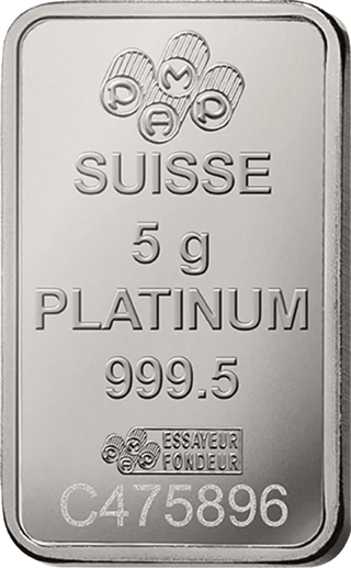 Barren aus Platin, 5 g