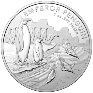 Kaiserpinguin, Abbildung der Münze