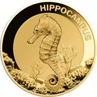 Caballito de mar, imagen de la moneda