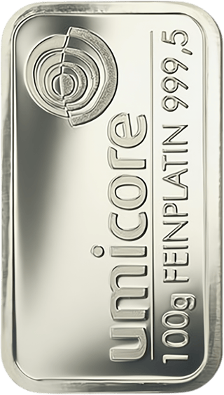 Barren aus Platin, 100 g