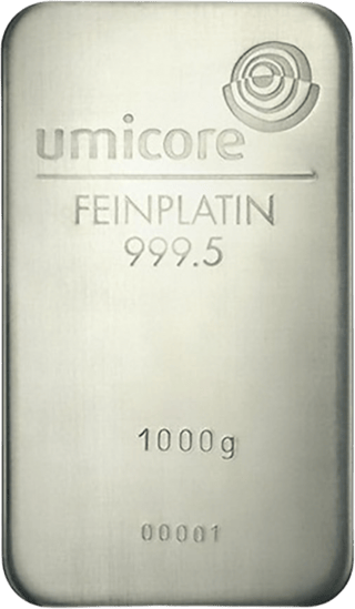 Barren aus Platin, 1 kg
