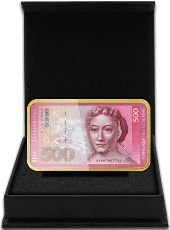 1 Unze Silber 500 DM Schein (Auflage: 100 | teilvergoldet)