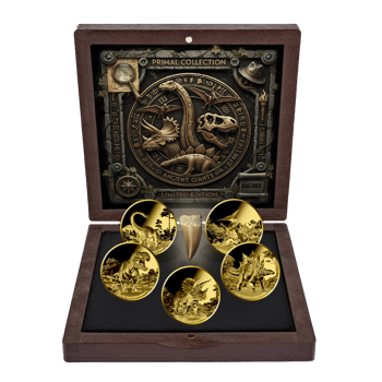 Dinosaurier Set 2025 (Auflage: 250 | Dino Zahn | Polierte Platte)