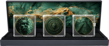 Azteken Set 2023 (Auflage: 50 | coloriert | teilvergoldet)