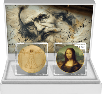 Leonardo da Vinci Silber Set 2024 (Auflage: 50 | teilvergoldet)