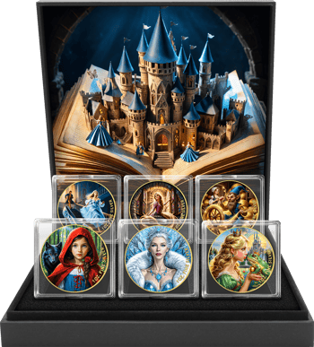 Magical Fairy Tales Silver Set 2024 (Mintage: 50 | partially gold-plated)