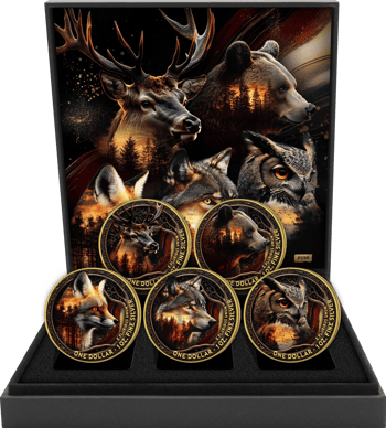 Der Deutsche Wald Silber Set 2025 (Auflage: 50 | teilvergoldet)