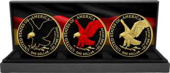 American Eagle Deutschland Silber Set 2025 (Auflage: 100 | teilvergoldet)