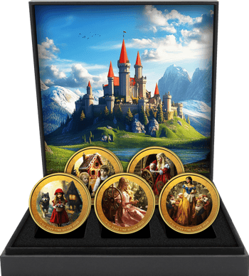 Märchen der Gebrüder Grimm Silber Set 2025 (Auflage: 50 | teilvergoldet)