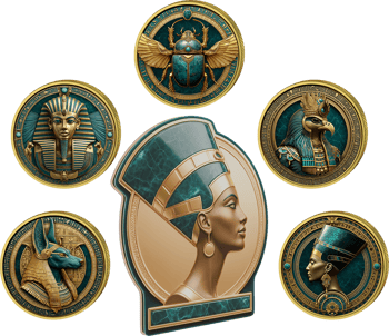 Ägypten Silber Set 2025 (Auflage: 50 | teilvergoldet)