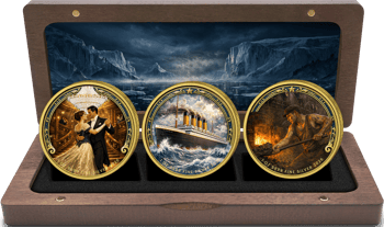 Titanic Silver Set 2026 (Mintage: 50 | partially gold-plated)