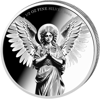 1/2 onza de plata Ángel de la guarda 2026 (tirada: 2.000 | proof)