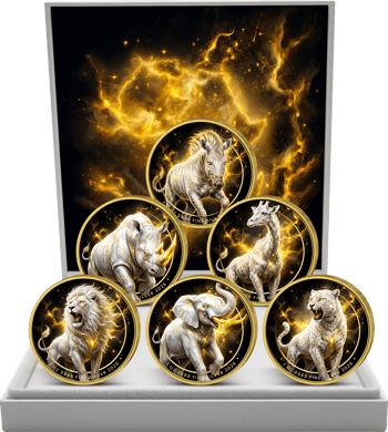 African White Animals Set 2026 (Auflage: 50 | teilvergoldet)