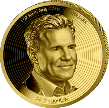 1 Unze Gold Dieter Bohlen 2026 (Auflage: 99 | Polierte Platte)