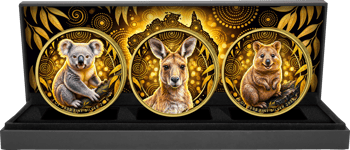 Australiens Tierwelt Silber Set 2026 (Auflage: 50 | teilvergoldet)