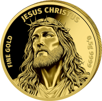 0,5g Gold Jesus Christus 2026 (Auflage: 1.000 | Polierte Platte)