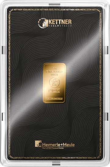 5g Goldbarren Heimerle und Meule (Kettner Edelmetalle)