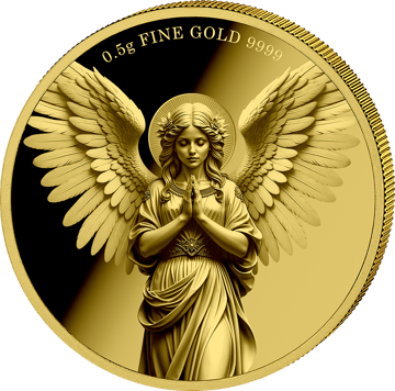 0,5g goud Beschermengel 2026 (oplage: 5.000 | proof)