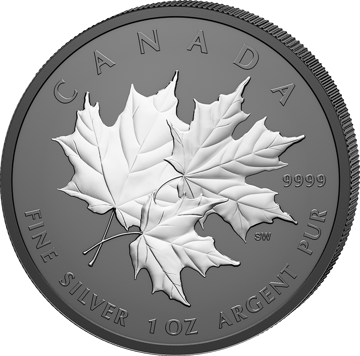 1 Unze Silber Elegant Triple Maple Leaf 2026 (Auflage: 7.000 | Matte Proof | Rhodium)