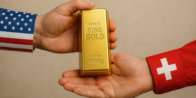 Gold als Friedensbringer im Handelskrieg zwischen den USA und der Schweiz