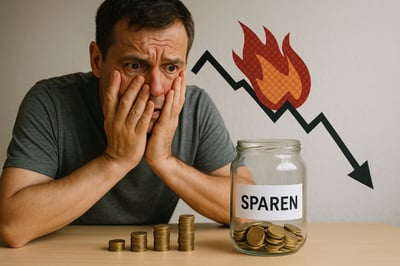 Sparen statt Leben? Angst und Inflation fressen das Vermögen der Deutschen auf