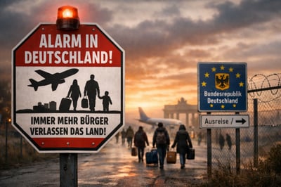 Warnsignal für Deutschland: Immer mehr Bürger verlassen das Land