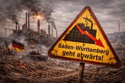 Industriekern im Rückwärtsgang: Baden-Württemberg rutscht ab