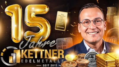 100g Goldbarren Gewinnspiel – 15 Jahre Kettner Edelmetalle