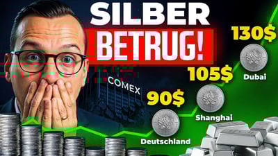 Silberpreis explodiert: Physisches Metall 40% teurer als COMEX
