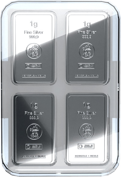 Heimerle + Meule, 50 × 1 g, UnityBox Silver