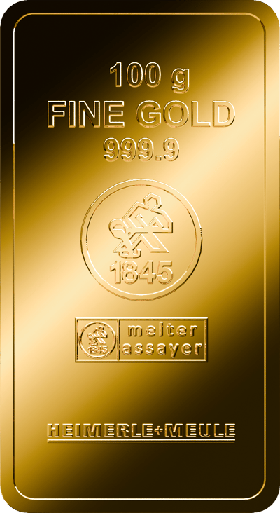 100g goldbarren heimerle und meule geprägt 9f25a7bd