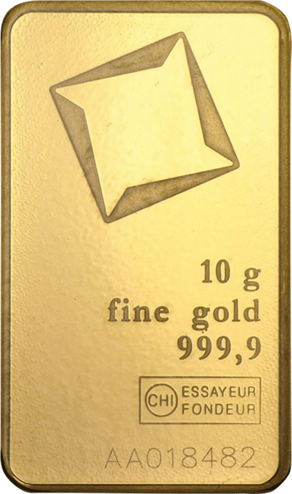 10 g minted bar · Front
