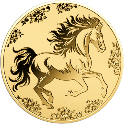 1/1,000 oz gold
