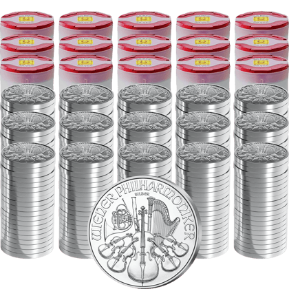 300 × 1 Unze Silber Wiener Philharmoniker 2026