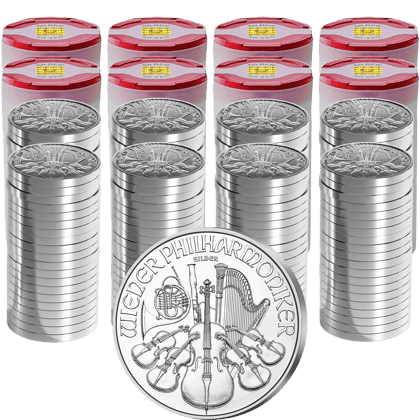 160 × 1 Unze Silber Wiener Philharmoniker 2026